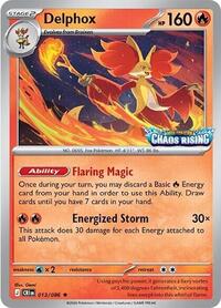 Delphox - 013/086 (Chaos Rising Stamped) #013/086 from Miscellaneous Cards & Products Pokemon card image