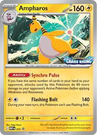 Ampharos - 075 #075 from ME: Mega Evolution Promo Pokemon card image