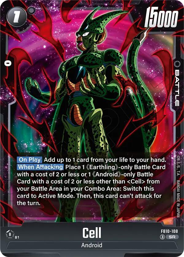 Cell - FB10-108 - Cross Force - Dragon Ball Super: Fusion World