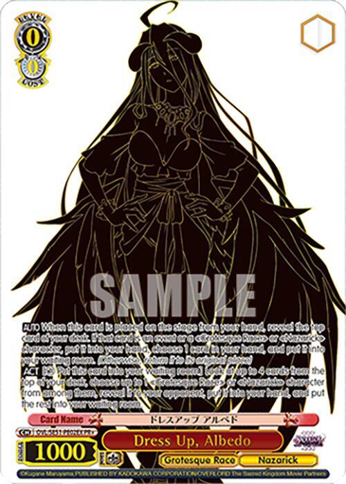 Dress Up, Albedo (PR+) (Foil) - Nazarick: Tomb of the Undead Vol.3