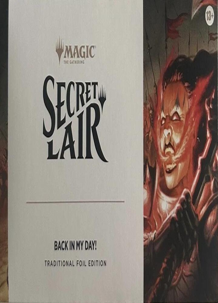Secret lair 『Back in my day！』FOIL版 Secret Lair Drop: Back in My Day! - Traditional Foil Edition