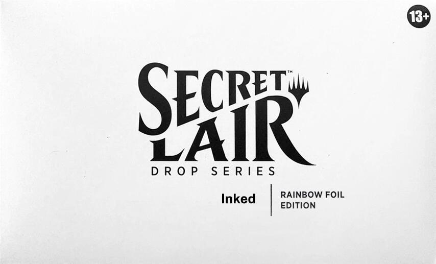 Secret Lair Inked foil 1パック　未開封新品 Secret Lair Drop: Inked - Rainbow Foil Edition - Secret Lair Drop