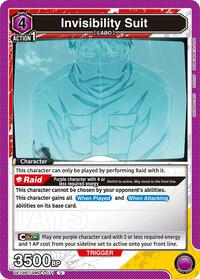 Invisibility Suit - Union Arena UE19BT: SAKAMOTO DAYS trading card