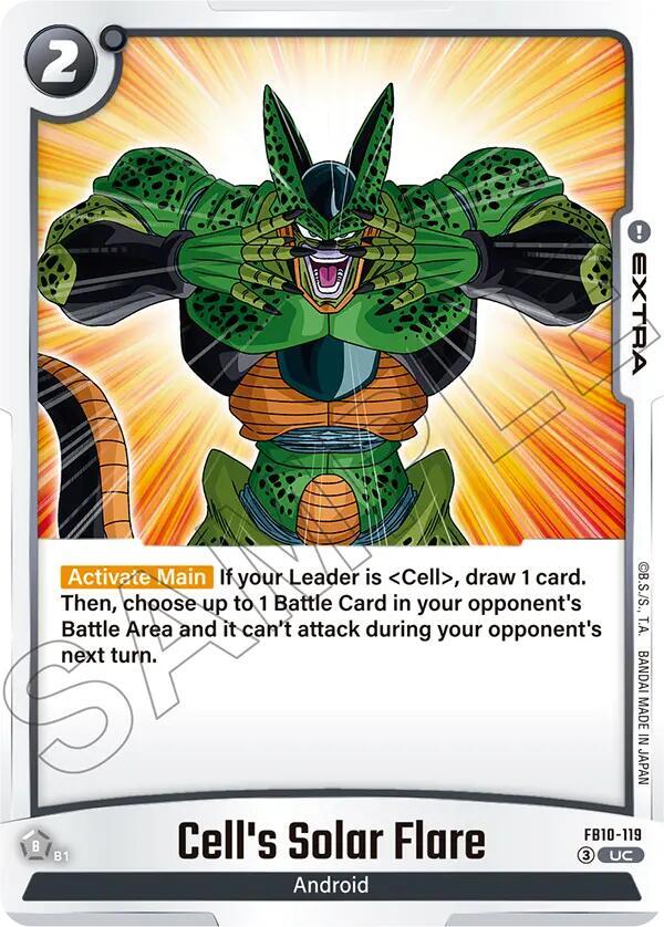 Cell's Solar Flare - Cross Force - Dragon Ball Super: Fusion World