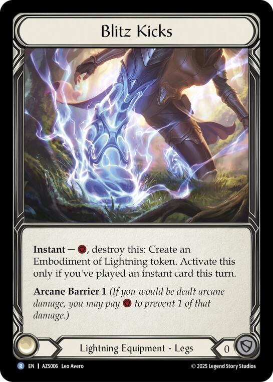 Blitz Kicks - Armory Deck: Zyggy - Flesh and Blood TCG - TCGplayer.com