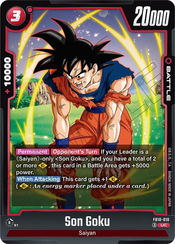 Son Goku - FB10-010 - Cross Force - Dragon Ball Super: Fusion