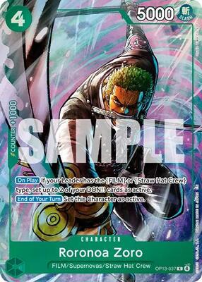 Roronoa Zoro (Premium Card Collection -Best Selection Vol. 6