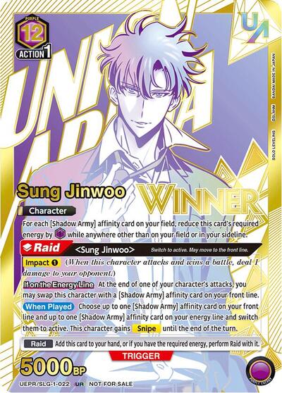 Sung Jinwoo (022) (UR) (Winner) card
