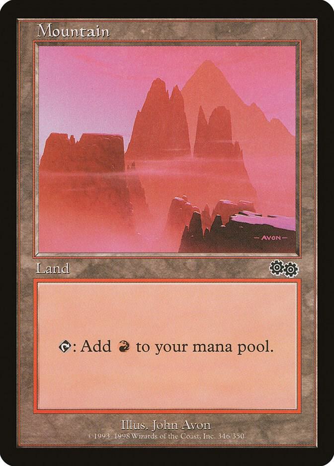 Mountain (346) - Urza's Saga - Magic: The Gathering - TCGplayer.com