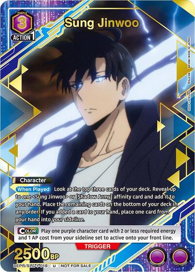 Sung Jinwoo (018) (Gold) card