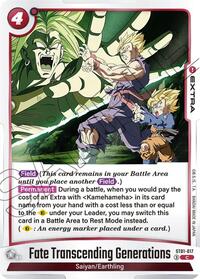 Fate Transcending Generations - Dragon Ball Super: Fusion World Story Booster 01 trading card