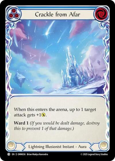 Crackle From Afar Omens of the Third Age card price