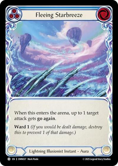 Fleeing Starbreeze Omens of the Third Age card price
