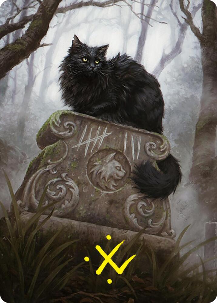 Nine-Lives Familiar 2 Art Card (36/54) (Gold-Stamped Signature