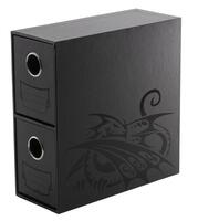 Fortress Card Drawers Vertical 2 - Black - Dragon Shield