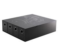 Fortress Card Drawers Horizontal 4 - Black - Dragon Shield