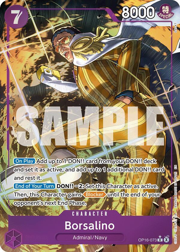 Borsalino (Alternate Art) - The Time of Battle - One Piece Card
