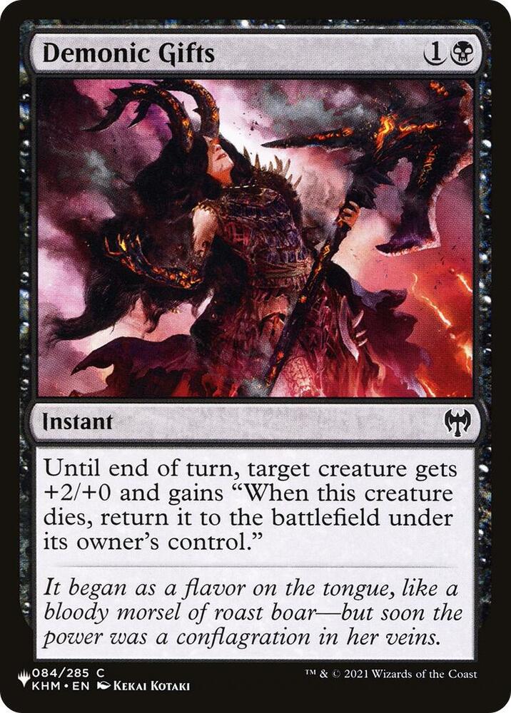 Demonic Gifts - The List Reprints - Magic: The Gathering