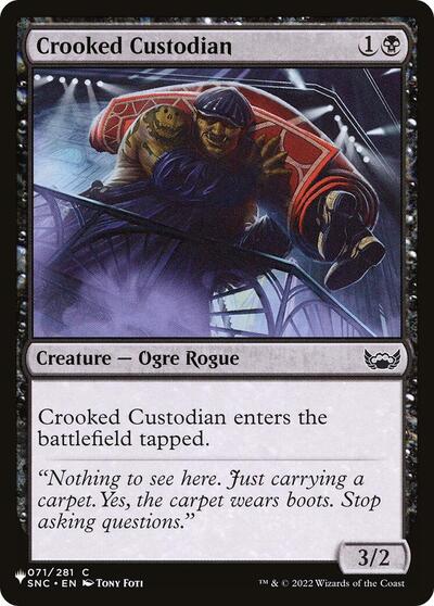 Crooked Custodian (The List Reprints)