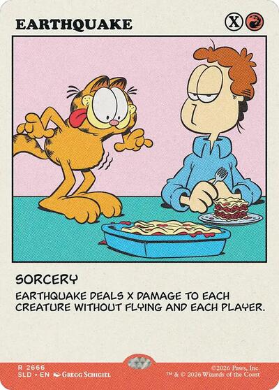Earthquake (Secret Lair) SLD 2666 Magic card