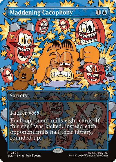 Maddening Cacophony (Secret Lair) from SLD #2674, Magic: The Gathering card
