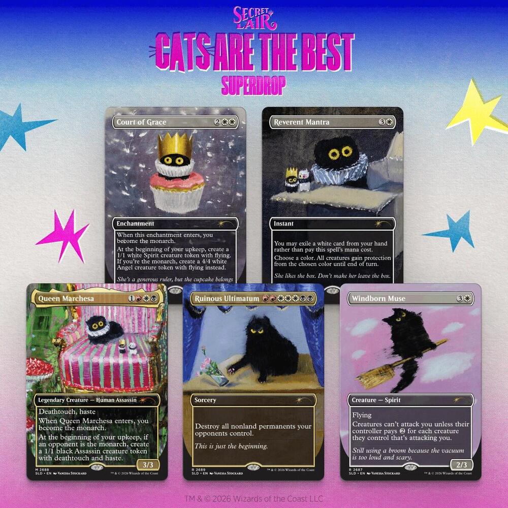 Secret Lair Drop: Purr Majesty - Non-Foil Edition - Secret Lair