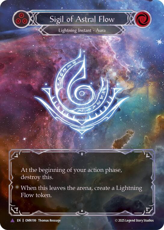 Sigil Of Astral Flow (Blue) (Marvel) - Omens of the Third Age