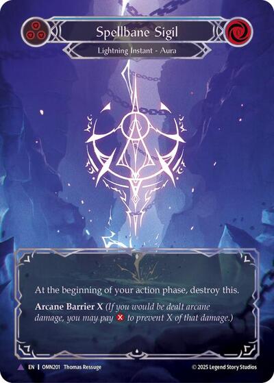 Spellbane Sigil (Blue) (Marvel) Omens of the Third Age card price