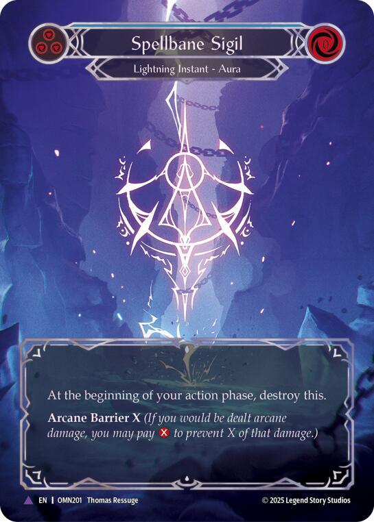 Spellbane Sigil (Blue) (Marvel) - Omens of the Third Age - Flesh