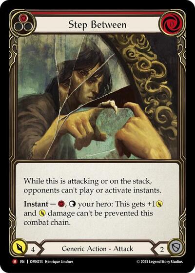 Step Between (Red) Omens of the Third Age card price