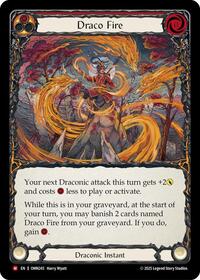 Draco Fire (Red) - Omens of the Third Age - fab card