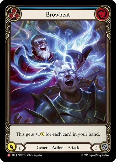 Browbeat (Blue) (Extended Art) Omens of the Third Age card price