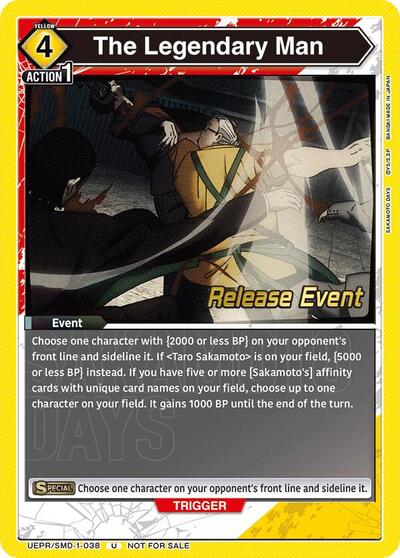 The Legendary Man card
