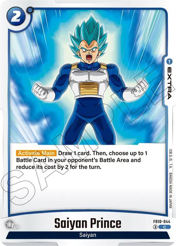Saiyan Prince - Cross Force - Dragon Ball Super: Fusion World