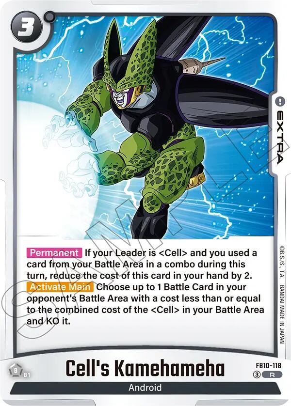 フレキシア ⭐︎cell crystal Cell's Kamehameha - Cross Force - Dragon Ball Super: Fusion World