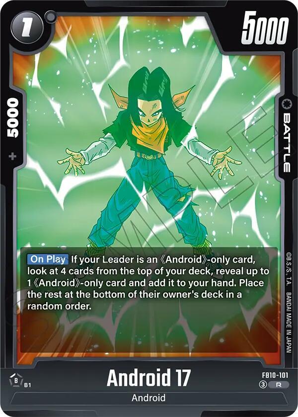 Android 17 - FB10-101 - Cross Force - Dragon Ball Super: Fusion
