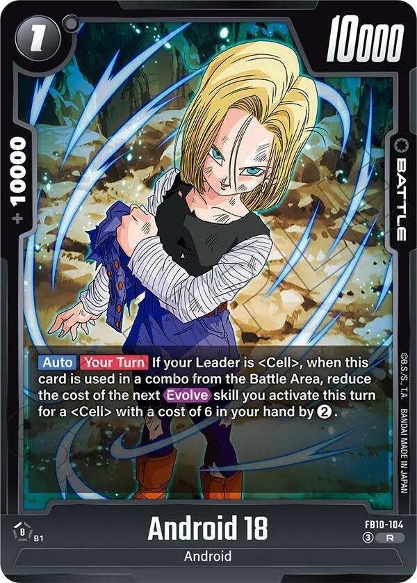 Android 18 - FB10-104 - Cross Force - Dragon Ball Super: Fusion