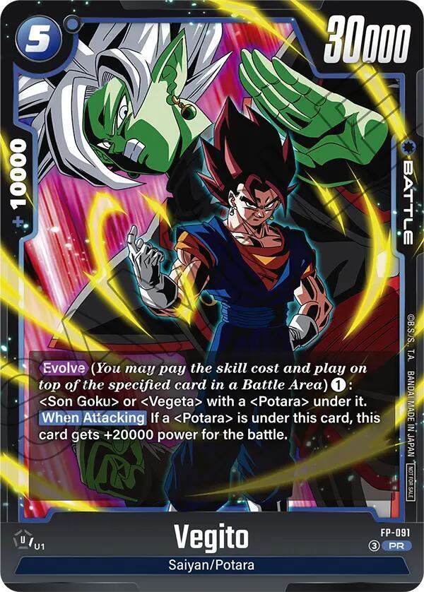 Vegito - FP-091 - Fusion World Promotion Cards and Packs - Dragon