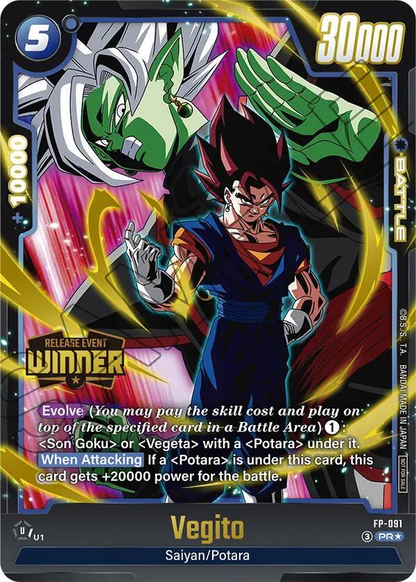 Vegito - FP-091 (Release Event Winner) - Fusion World Promotion