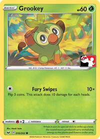 Grookey (Library Exclusive) #011/202 from Miscellaneous Cards & Products Pokemon card image