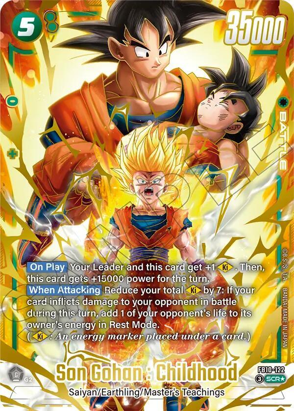 Son Gohan : Childhood - FB10-122 (Alternate Art) - Cross Force