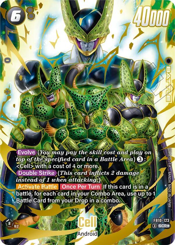 Cell - FB10-123 (Alternate Art) - Cross Force - Dragon Ball Super