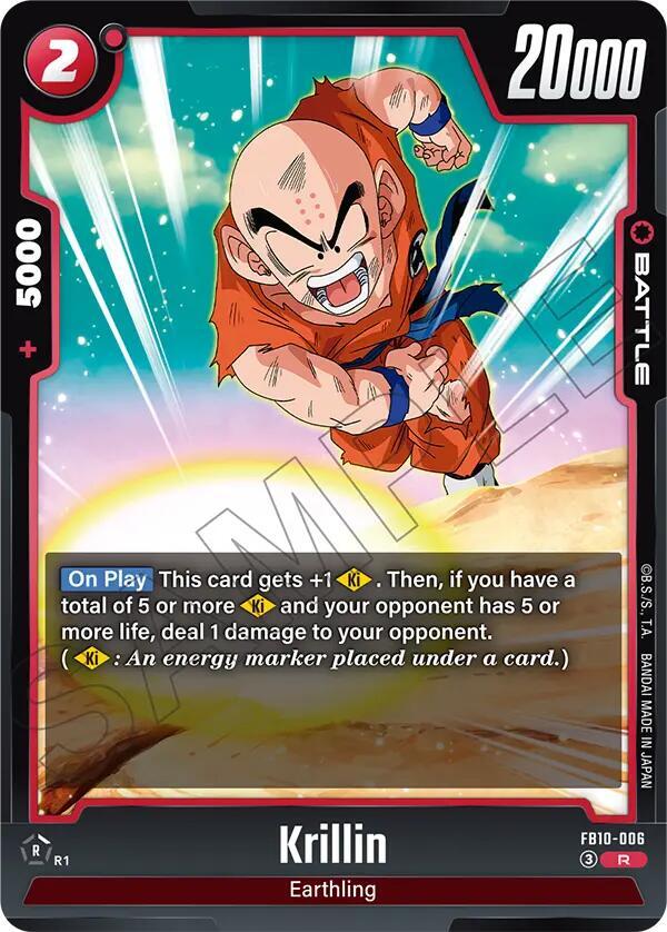 Krillin - FB10-006 - Cross Force - Dragon Ball Super: Fusion World