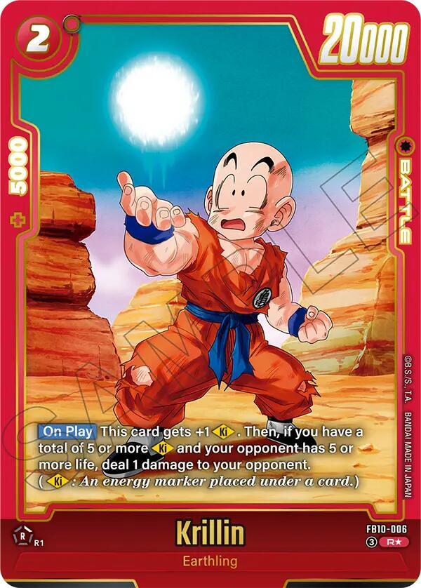 Krillin - FB10-006 (Alternate Art) - Cross Force - Dragon Ball