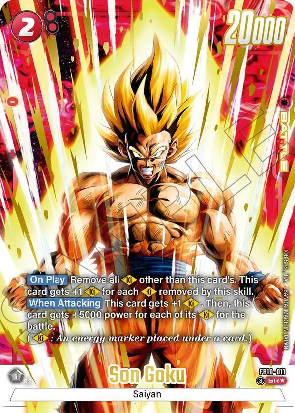 Son Goku - FB10-011 (Alternate Art) - Cross Force - Dragon Ball