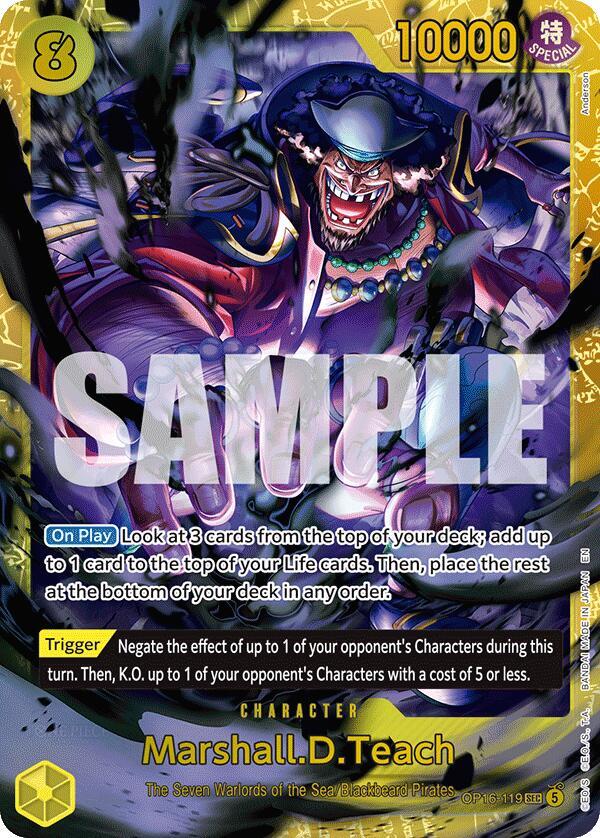 Marshall.D.Teach (119) - The Time of Battle - One Piece Card Game