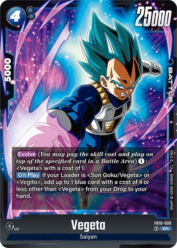 Vegeta - FB10-039 - Cross Force - Dragon Ball Super: Fusion World
