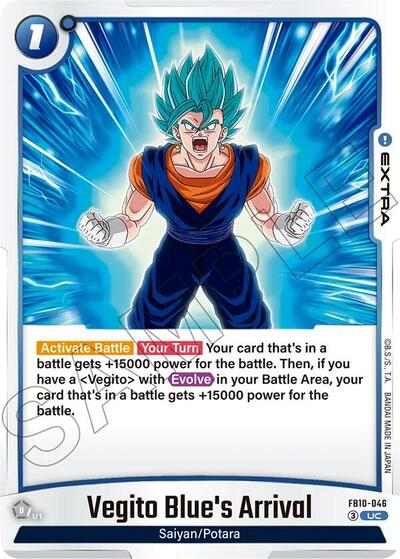Vegito Blue's Arrival