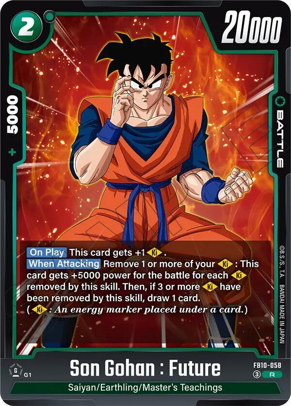 Son Gohan : Future - FB10-058 - Cross Force - Dragon Ball Super
