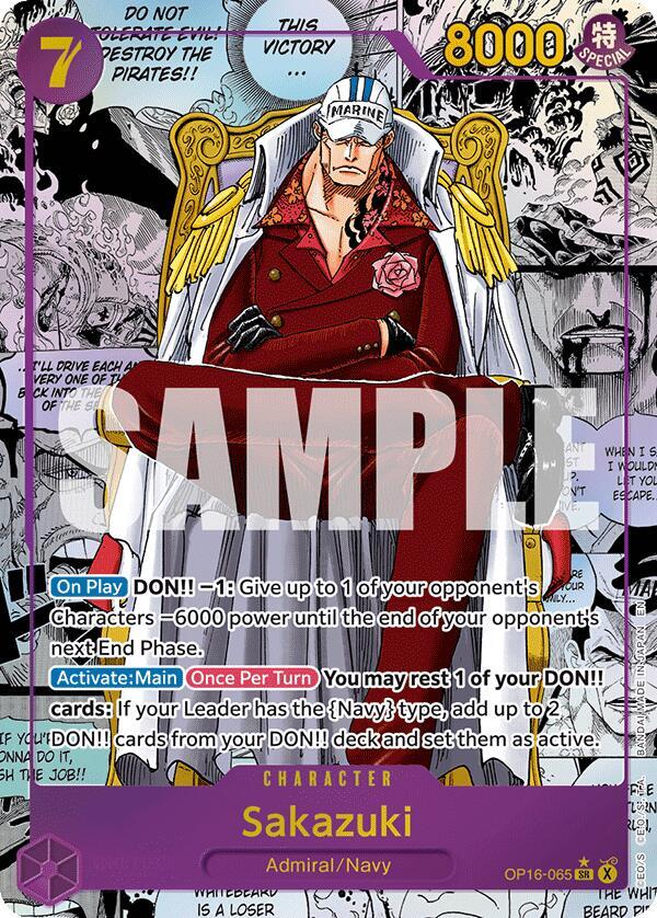 akizukiページ Sakazuki (Manga) - The Time of Battle - One Piece Card Game